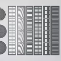 Various Manhole Covers And Grilles With Different Patterns For Drainage Use