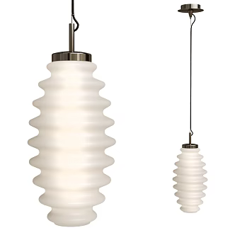 Modern small chandelier 3d model