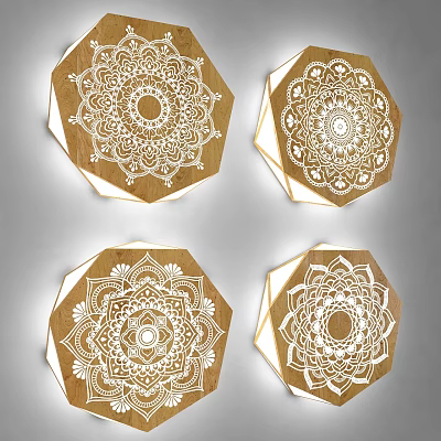 Modern wall lamp 3d model