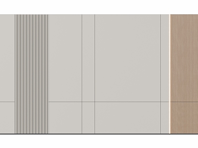 Sofa background wall wood grille wood veneer model