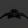 Futuristic Warrior Character In Advanced Armored Suit With Helmet Design