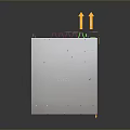 Professional Network Switch With Gray Casing Multiple Ports Colorful Indicator Lights And Yellow Handles