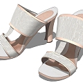 High-heeled shoes 3d model