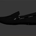 Black Leather Loafers With Sleek Design Classic Style And Comfortable Fit