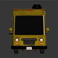 Modern Bus Mini Bus 3d model