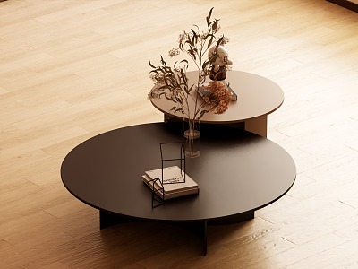 Coffee table combination 3d model