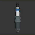 High Quality Spark Plug With Black Top Blue Stripe And Metal Thread For Household Use