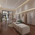 Bright Modern Clothing Store Interior With Elegant Ladies Apparel And Cozy Comfortable Shopping Space