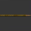 Traditional Handcrafted Bamboo Flute With Natural Material For Daily Musical Use