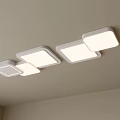 Modern Square Ceiling Lights Mounted On Ceiling With Contemporary Design And Bright Illumination 3d model