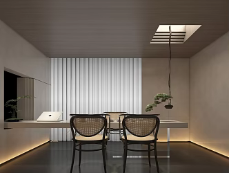 New Chinese Tea Room 3d model