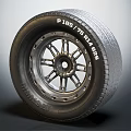 Car Tire With P195 75R14 65S Metallic Spoke Wheel Rim Design