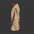 Elegant Beige Sari With Red Polka Dot Patterns And Contrast Border Design For Ethnic Wear