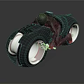 Elegant Futuristic Motorcycle Design With Streamlined Black Body And Shiny Silver Wheels