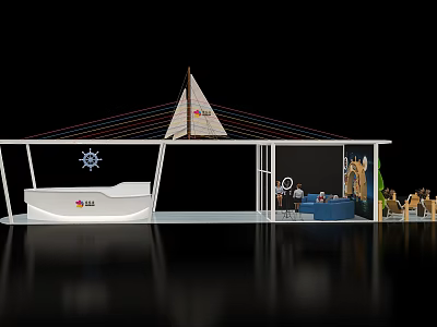 Modern Public Office Space With Open Layout Collaborative Workstations And Natural Lighting 3d model