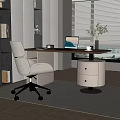 Modern Minimalist Desk 3d model