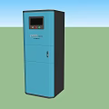 CNTER Brand Industrial Equipment Cabinet with Digital Control Panel Blue and Black