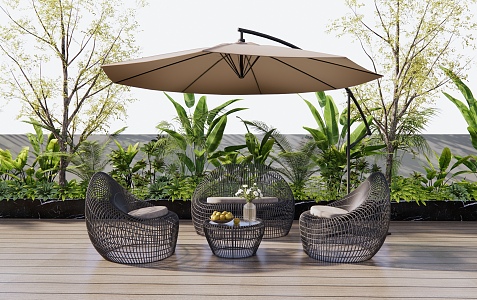 Modern outdoor sofa 3d model