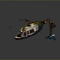Rusted Worn Out Helicopter With N918PD Marking