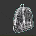 Textured Gray Backpack with Black Trim Front Pocket Zipper and Top Handle for Daily Use