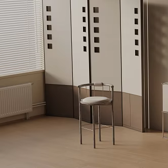 Modern Bar Chair 3d model
