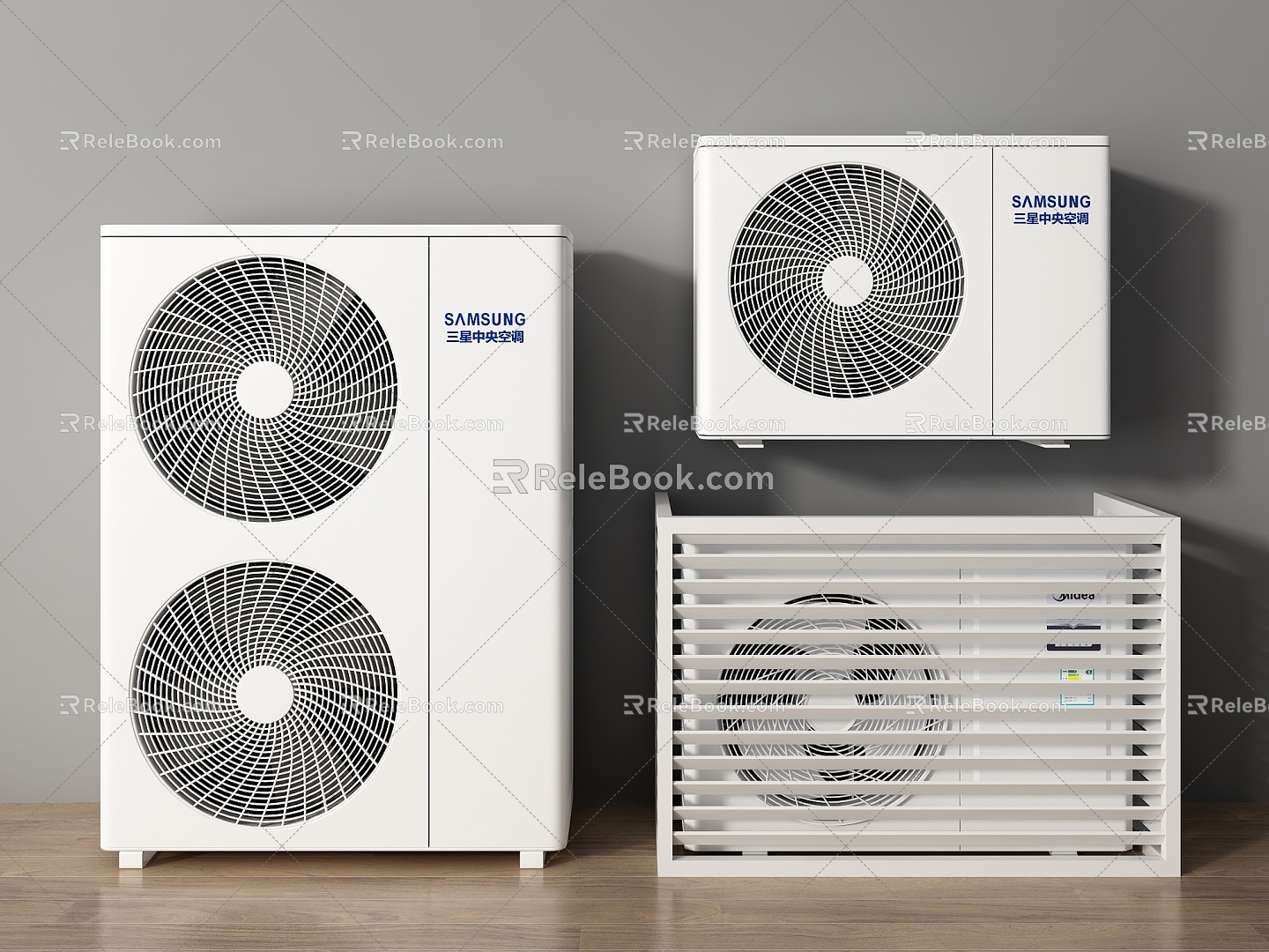 Modern air conditioner external unit model