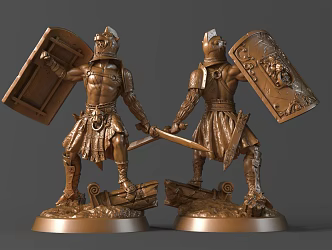 Ancient Roman Warriors 3d model