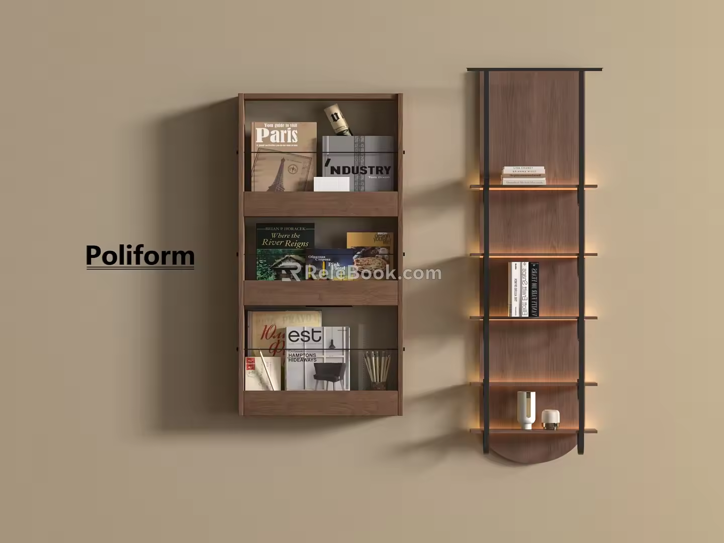 Middle Ancient Storage Rack Middle Ancient Style Storage Rack Bookshelf 3d model