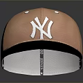 Stylish NY Logo Baseball Cap In Peach Color For Daily Wear