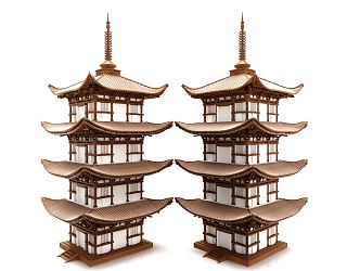 Chinese ancient building 3d model