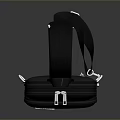 Black INCASE Backpack With Durable Material And Zippers For Daily Use 3d model