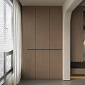 Modern Balcony Cabinet With Sleek Wooden Design And Space Saving Features