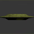 Green Circular Jade Artifact With Central Hole And Intricate Textured Surface