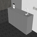 Modern sink 3d model