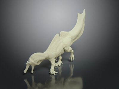 Modern Dinosaur Jurassic Pterosaur Longnecked Dinosaur 3d model