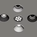 Modern Downlights And Spotlights In Black And White Ceiling Light Design