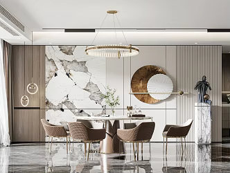Modern Restaurant 3d model