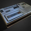 Sony Vintage Tape Recorder Entertainment Appliance With Playback Buttons And Volume Knob