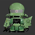Modern Robot Machine Force Mechanical Force 3d model