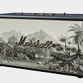 Marshall Classic Speakers Showcasing Retro Grille And Vintage Pattern Elements 3d model