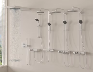 Modern Shower 3d model
