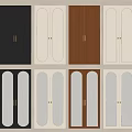 Modern Wardrobe Doors In Diverse Colors And Panel Styles For Home Interiors