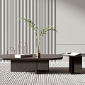 Modern Minotti coffee table 3d model