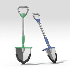 Alloy spade 3d model