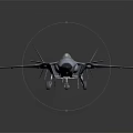 Modern Silver Fighter Jet 3D Model With Shiny Surface And Side View 3d model