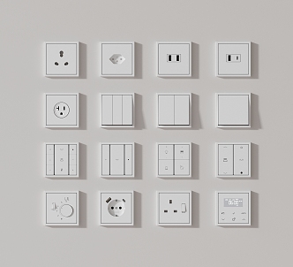 Switch socket 3d model