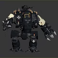 Mech Warrior Mech Soldier Machine Battlearm Mechanical Battlearm Machine Fighter Robot 3d model