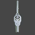 Stainless Steel Pistol With Textured Black Grip And Sleek Design Features Trigger And Barrel