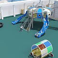 Unique Kindergarten Design With Alien Shaped Platforms Flying Saucer Structure Sky Bridge And Playful Courtyard