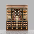 Wine Cabinet Red Wine Cabinet Constant Temperature Wine Cabinet Metal Wine Cabinet Custom Wine Cabinet Red Wine Wine 3d model